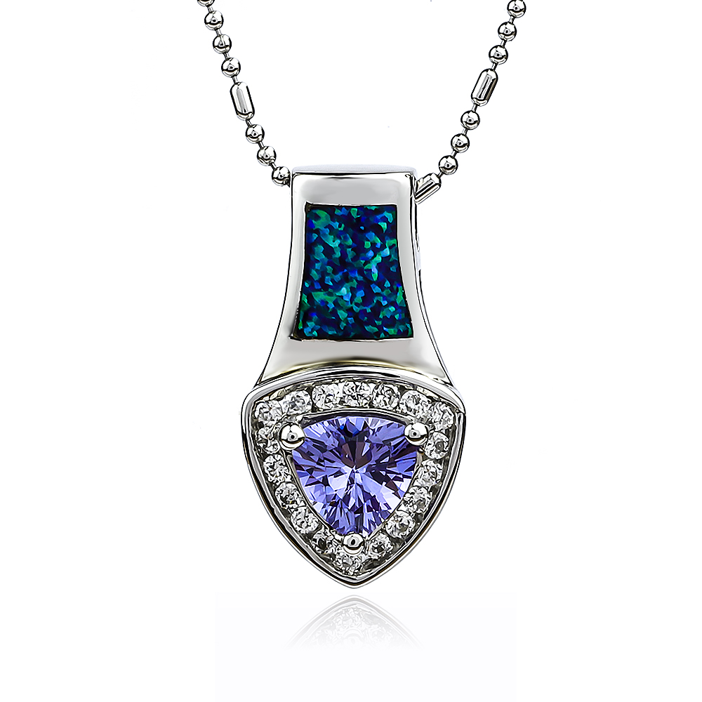 Bezel Set Trillion Diamond Pendant - Minichiello Jewellers