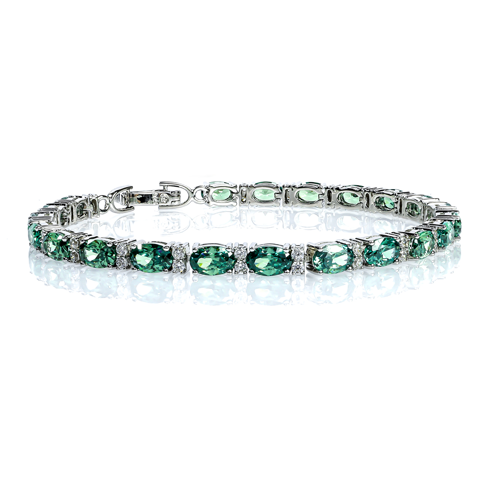 Alexandrite Color Changing Small Oval Gems Bracelet