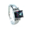 Anillo de Plata y Topacio Místico