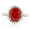 Anillo de Plata .925 con Opalo de Fuego