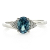 Anillo de Alejandrita Bicolor en Plata de Ley .925