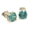 Aretes de Plata .925 con Alejandrita