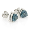 Aretes de Plata de Ley .925 con Alejandrita Bicolor