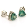 Aretes de Plata de Ley .925 con Alejandrita Bicolor