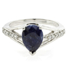 Anillo de Plata .925 con Zafiro Azul Genuino