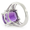Anillo de Amatista en Plata de Ley