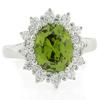 Anillo de Peridoto en Plata de Ley