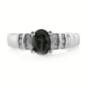 Anillo de Plata con Topacio Mistico