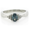Alexandrite Ring Oval Cut Color Change