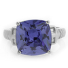 Anillo Elegante de Plata con Tanzanita