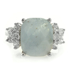 Anillo de Plata Esterlina con Aguamarina