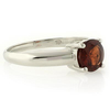 Anillo de Plata .925 con Granate Rojo