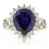 Anillo de Plata .925 y Zafiro