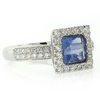 Elegante Anillo de Alejandrita Azul a Morado