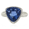 Anillo de Plata .925 con Alejandrita Azul a Morado