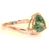 Anillo de Plata .925 con Alejandrita en corte Triangular