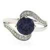 Hermoso Anillo de Plata de Ley con Alejandrita
