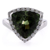 Anillo de Turmalina en Plata de Ley