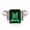 Anillo de Plata .925 con Esmeralda
