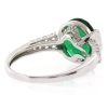 Anillo de Plata .925 con una Gema de Esmeralda
