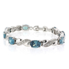 Pulsera de Plata .925 con Alejandrita (Verde/Azul)