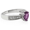 Anillo Alejandrita Con Piedra Talla Pera
