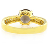 Anillo de Topacio con Baño de Oro
