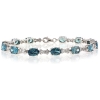Pulsera de Plata de Ley .925 con Alejandrita Bicolor