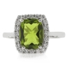 Hermoso Anillo de Plata .925 con Peridoto