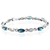 Elegante Pulsera de Plata de Ley .925 con Alejandrita