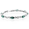 Elegante Pulsera de Plata de Ley .925 con Alejandrita