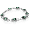 Pulsera de Alejandrita ( Azul/Verde) en Plata de Ley .925