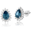 Preciosos Aretes de Alejandrita Bicolor ( Azul/Verde ) en Plata .925