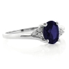 Anillo con una Gema de Zafiro en Plata .925
