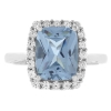 Anillo de Aguamarina en Plata de Ley .925