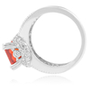 Precioso Anillo de Plata .925 con Ópalo de Fuego
