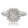 Gorgeous Simulated Diamond Engagement Ring