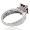 Precioso Anillo de Plata .925 con Rubí