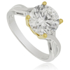 Anillo Solitario de Plata Fina .925