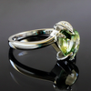 Anillo de Plata .925 con Turmalina en Corte de Pera