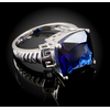 Anillo Elegante de Plata con Tanzanita