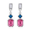 Aretes de Cristal Swarovski Rosa