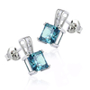 Hermosos Aretes con Piedras de Alejandrita en Plata de Ley