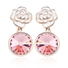 Divinos Aretes con Baño de Oro Rosa 18K