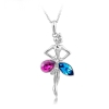 Lindo Collar de Bailarina con Cristales Swarovski