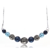 Collar de Cristal Swarovski Color Azul