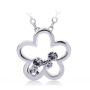Collar de Flor con Cristales Swarovski