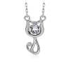 Collar de Gato Color Blanco de Cristal Swarovski