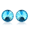 Aretes Solitarios de Color Azul de Cristal Swarovski