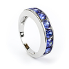 Churumbela Anillo de Plata de Ley con Tanzanita